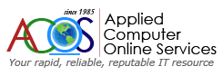 Applied Computer Online Services | Your rapid, reliable, reputable IT resource